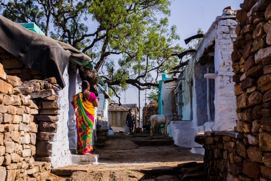 Village people at Gandikota